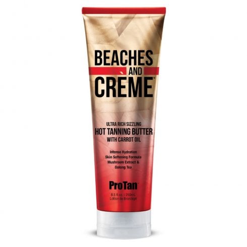 Pro Tan  Beaches & Creme Sizzling Hot