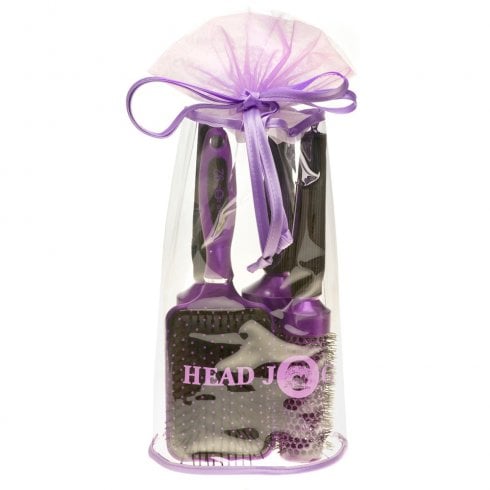 Head Jog Purple Brush Set (4)