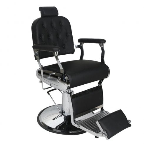 Salon Fit Empire Barber Chair Black