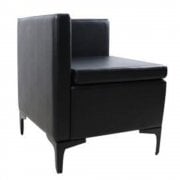 Liberty Single Waiting Seat Black