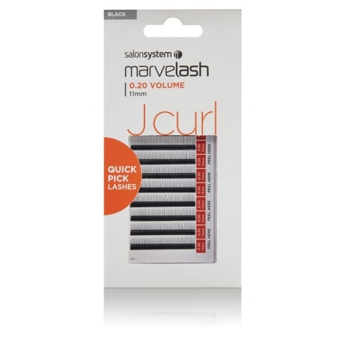 Salon System J Curl Quick Pick Individual Lashes (0.20 11mm)