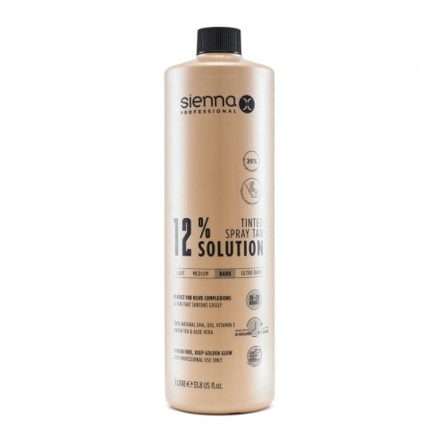 Sienna X 12% Spray Tan Solution 1 Ltr