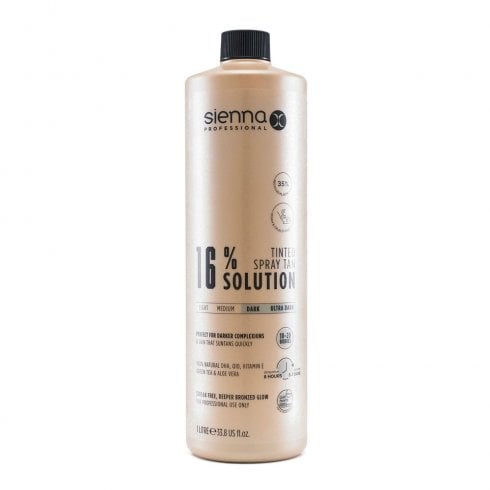Sienna X 16% Spray Tan Solution 1 Ltr