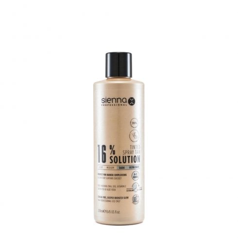 Sienna X 16% Spray Tan Solution 250ml