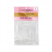 Square Matte Finish Nail Tips (50)