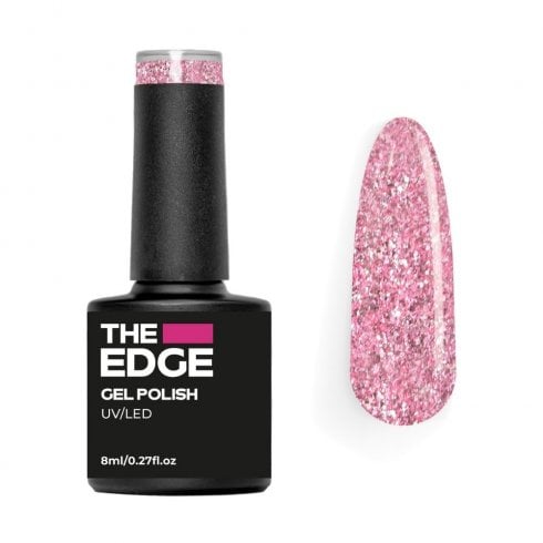 The Edge  Ballet Pink Glitter 8ml