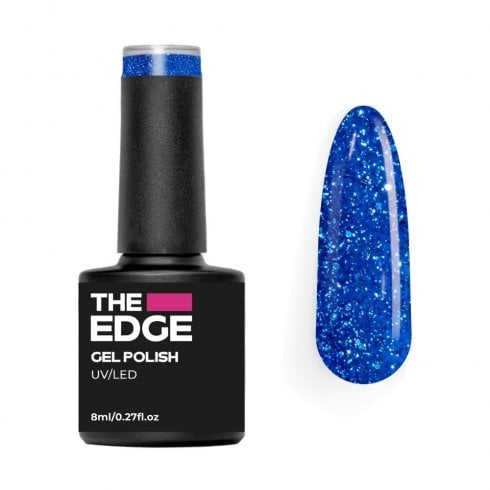 The Edge  Ocean Blue Glitter 8ml