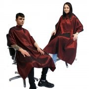 Two Tone Unisex Gown Burgundy