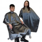 Two Tone Unisex Gown Gunmetal