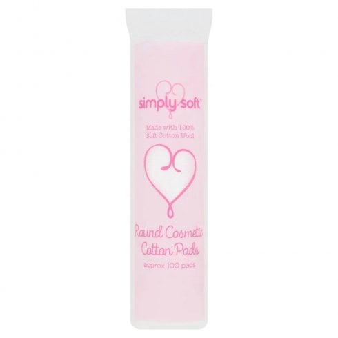 Vitale Simply Soft Round Cosmetic Pads (100)