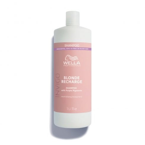 Wella Professionals Invigo Blonde Recharge Cool Shampoo 1 Ltr